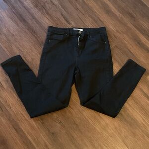 Topshop Moto Jamie Black Denim